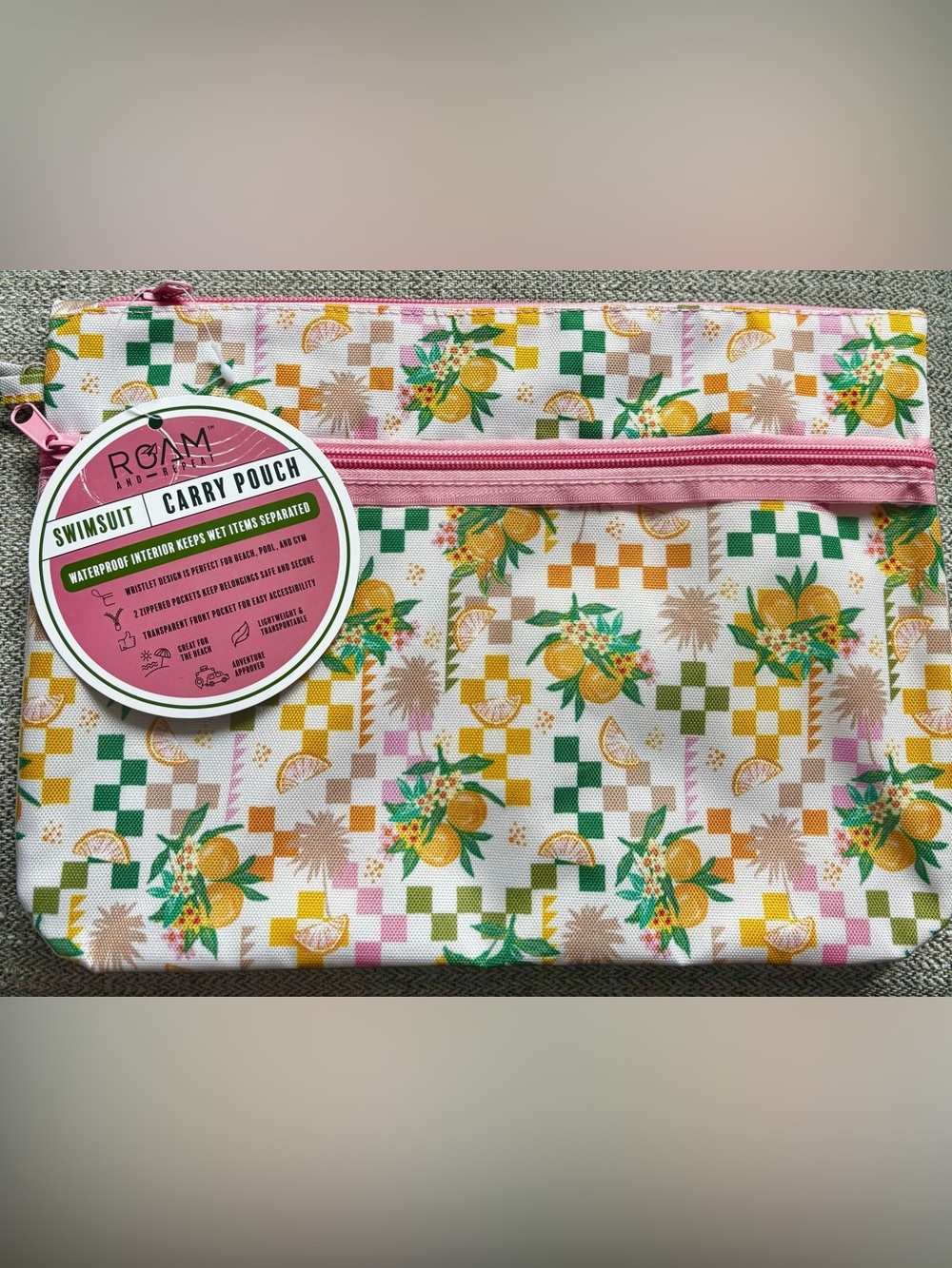 Swimsuit Carry Pouch Keeps Wet Items Separated